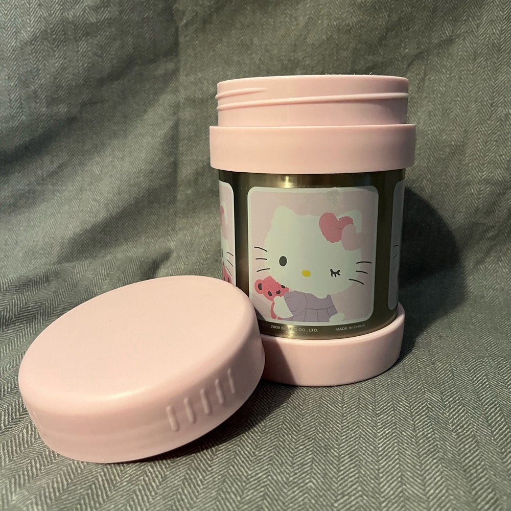 Hello Kitty Thermal Hot Food Container For Travel Soup Coffee